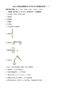 湖南省衡阳市2021年中考一模化学试题（含答案）