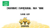 10.3.1几种常见的盐、海水“制碱”【预习课程】+【知识精讲】课件PPT