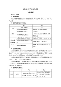 人教版化学九年级上册期末高频考点专题突破专练13 化学式与化合价（含答案）