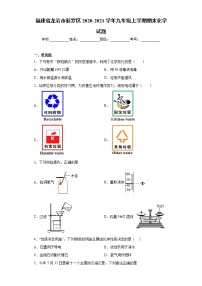 2020-2021学年福建省龙岩市新罗区九年级上学期期末化学试题