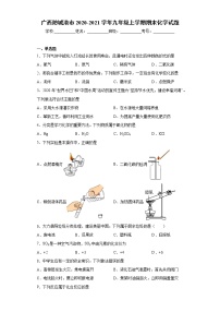 2020-2021学年广西防城港市九年级上学期期末化学试题（含答案与解析）