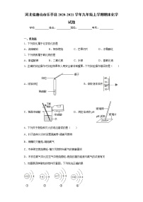 2020-2021学年河北省唐山市乐亭县九年级上学期期末化学试题（含答案与解析）