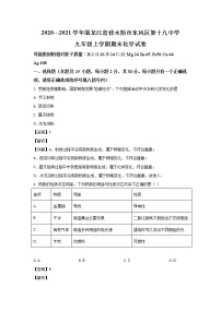 2020-2021学年黑龙江省佳木斯市东风区第十九中学九年级上学期期末化学试卷（含答案与解析）