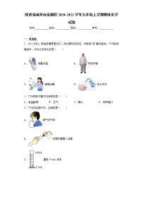 2020-2021学年陕西省咸阳市秦都区九年级上学期期末化学试题（含答案与解析）