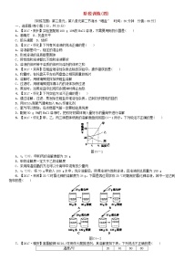 中考化学复习阶段训练四练习新版鲁教版