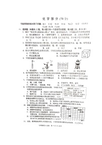 2021年江苏省东台市中考模拟考试化学试题及答案