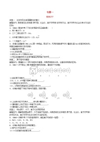 山东省济宁市中考化学复习专题一化学用语聚焦济宁练习