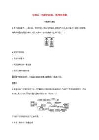 中考化学总复习优化设计专题综合突破专题五物质的检验提纯和推断专题提升演练