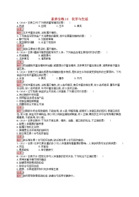 课标通用甘肃省中考化学总复习练习14化学与生活试题