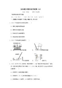 人教版初中化学九年级下册——期中化学试卷（6）【含答案解析】