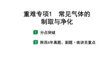 2022年陕西省中考化学一轮复习课件：.重难专项1　常见气体的制取与净化