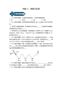 专题10 燃烧与能源-5年（2017-2021）中考1年模拟化学分项汇编（河南专用）·