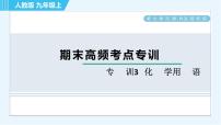 人教版九年级上册化学 期末专训3 化学用语 习题课件