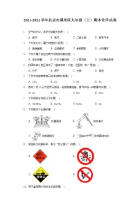 2021-2022学年北京市通州区九年级(上)期末化学试卷(含答案解析)