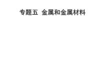 2022版中考化学大一轮培优训练及课件专题五 金属和金属材料课件