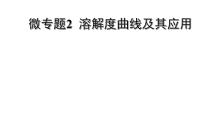 2022版中考化学大一轮培优训练及课件微专题2 溶解度曲线及其应用课件