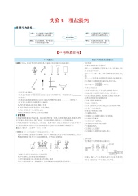 2022版初中化学考前第二篇 实验4粗盐提纯配套word练习题