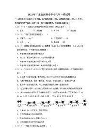 2022年广东省深圳市中考化学一模试卷+