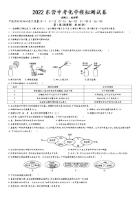 2022年山东省东营市中考化学模拟试题（word版含答案）