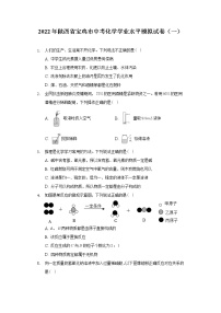 2022年陕西省宝鸡市中考化学学业水平模拟试卷（一）（word版含答案）