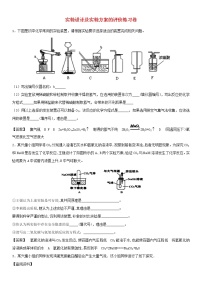 中考化学核心知识点专项突破《实验设计及实验方的评价》练习卷（含答案）