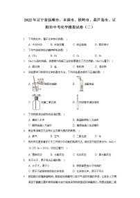 2022年辽宁省抚顺市、本溪市、铁岭市、葫芦岛市、辽阳市中考化学模拟试卷（二）（含答案）