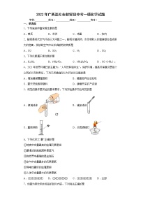 2022年广西崇左市扶绥县中考一模化学试题(word版含答案)