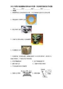 2022年四川省成都市简阳市中考第一次诊断性测试化学试题(word版含答案)