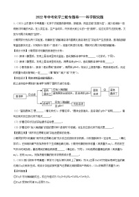 2022年中考化学二轮专题卷——科学探究题