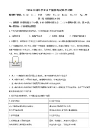 精品解析：2020年山东省淄博市周村区中考二模化学试题（解析版+原卷板）