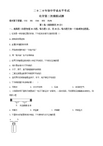 精品解析：2020年山东省泰安市高新区中考二模化学试题（解析版+原卷板）