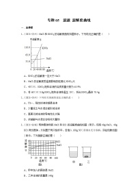 （2019-2021）江苏中考化学真题分项汇编专题05  溶液 溶解度曲线