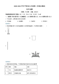 2021年山东省德州市平原县中考第二次练兵化学试题及答案