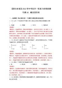 2022年中考化学一轮复习必练真题 专题18酸及其性质