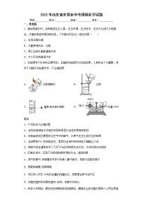 2022年山东省东营市中考模拟化学试题(word版含答案)