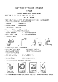 2022年福建省漳州市九年级第一次质量检测化学试题