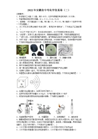 2022年安徽省中考化学仿真卷（二）(word版含答案)