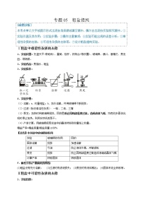 2022年中考化学考点专题 专题10 粗盐提纯