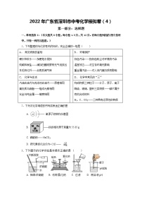 2022年广东省深圳市中考化学模拟卷4 (word版含答案)