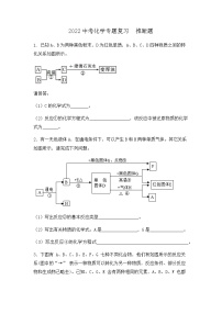 2022年中考化学专题复习推断题