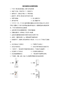 2022年二轮复习中考碳和碳的化合物易错题+