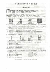 2022年安徽省滁州市来安县九年级中考一模化学试题（有答案）