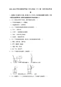 2021-2022学年甘肃省平凉十中九年级（下）第一次月考化学试卷（含答案）