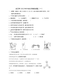 2022年湖北省武汉市中考化学模拟试题（一） (word版含答案)