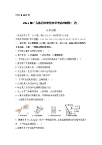 2022年广东省初中学业水平考试冲刺卷（四）化学试题(word版无答案)