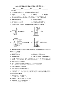 2022年江西省中考适应性评估化学试题（一）(word版含答案)