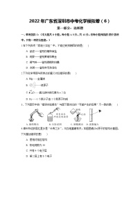 2022年广东省深圳市中考化学模拟卷6(word版含答案)