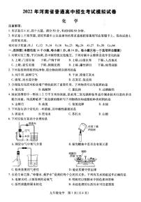 2022河南新乡一模化学试卷及答案