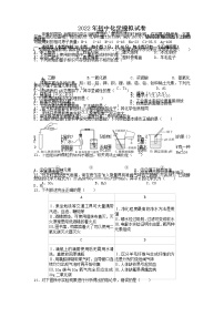 2022年湖南省湘潭县石鼓镇歇马中学初中学业水平模拟化学试题