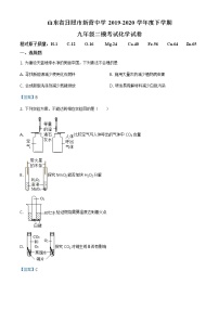 2020年山东省日照市东港区新营中学中考二模化学试题及答案